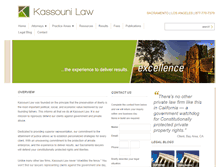 Tablet Screenshot of kassounilaw.com